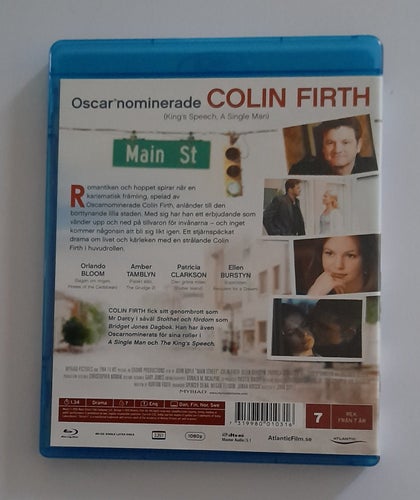 Main Street Blu-ray / Colin Firth Orlando Bloom / Svensk Text / Repfri Skiva