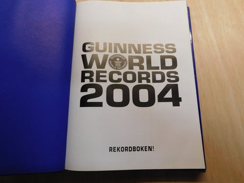 Guiness World Record 2004 Bok
