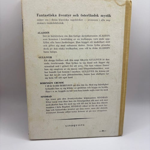 Sindbad sjöfararen – Lindqvists förlag 1951, illustrerad sagobok
