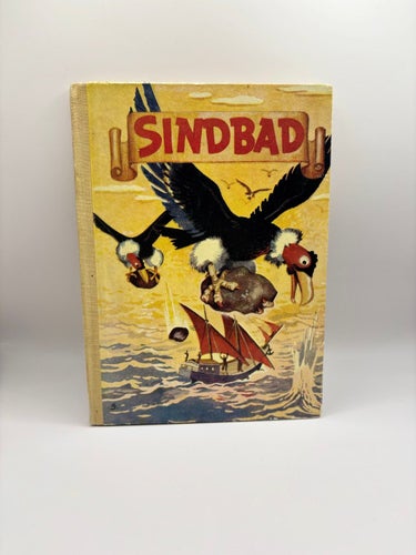 Sindbad sjöfararen – Lindqvists förlag 1951, illustrerad sagobok