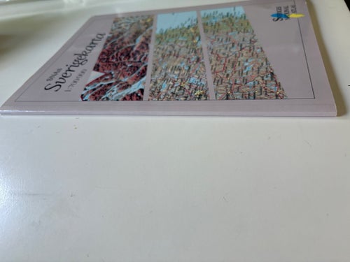 Sverigekarta av SNAS, 1:700 000, 1990