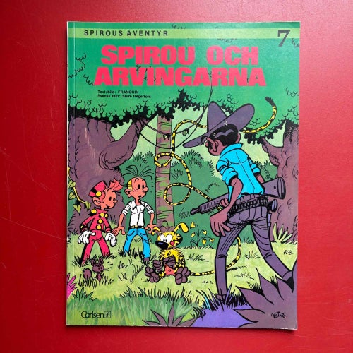 SPIROU OCH ARVINGARNA + DET FALSKA ANSIKTET Spirous äventyr