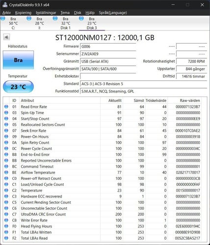 Seagate Enterprise Capacity 3.5 HDD v7 SED 12TB