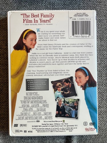 The Parent Trap (1998) DVD (Föräldrafällan)