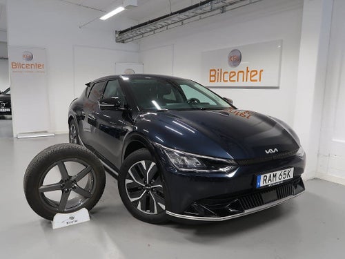 Kia EV6 77.4 kWh AWD V-Däck ingår 360°-Drag-El/Ventstol-Navi-Ca