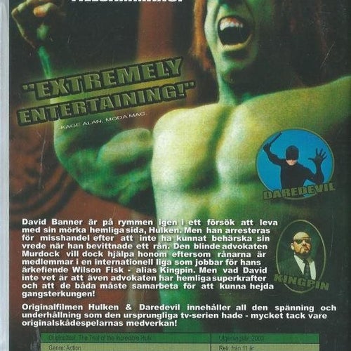 HULKEN & DAREDEVIL - LOU FERRIGNO (SVENSKT)