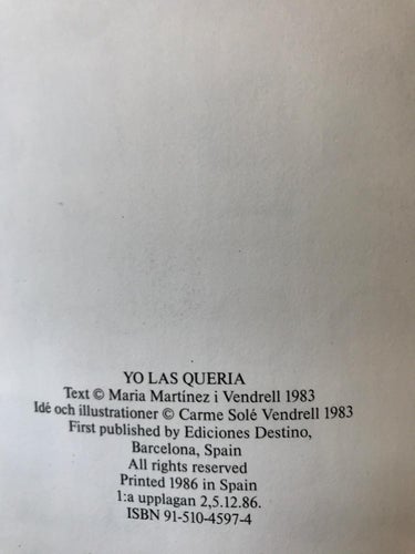 FLICKAN MED FLÄTORNA Maria Martinez i Vendrell Carme Solé Vendrell 1986