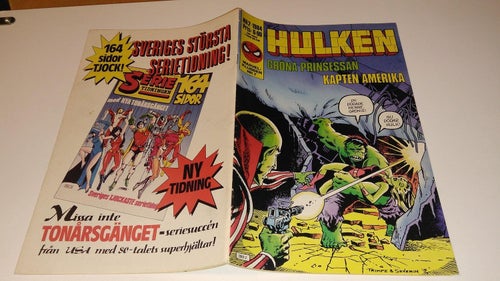 Hulk 1984 nr 2. Marvelklubben nr 7. Very Good plus