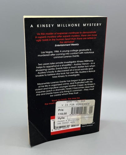 V is for Vengeance av Sue Grafton ( b ok 22 om Kinsey Millhone)