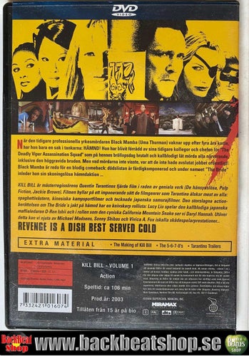 KILL BILL - VOLUME 1 - TARANTINO
