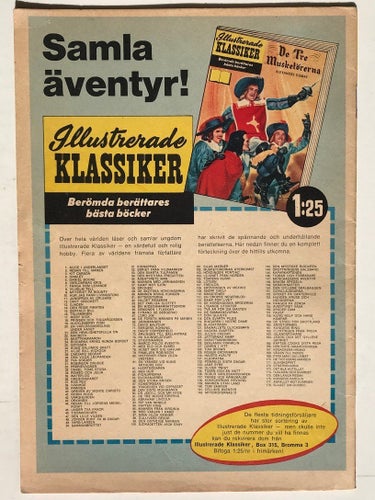 Ill Klassiker - 180. Inkafolkets uppror. FN-VF