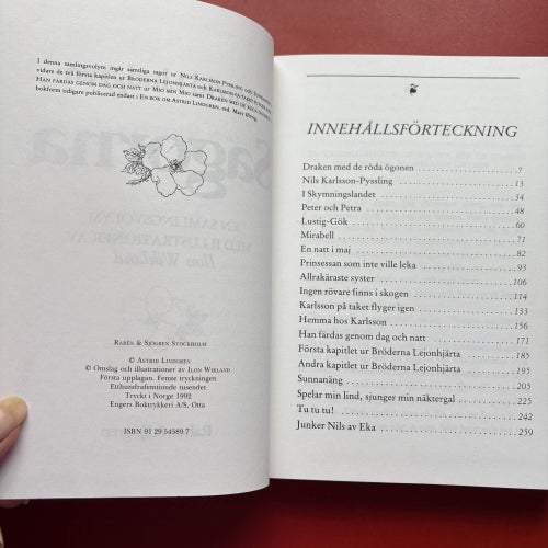 SAGORNA en samlingsvolym Astrid Lindgren Ilon Wikland 1992