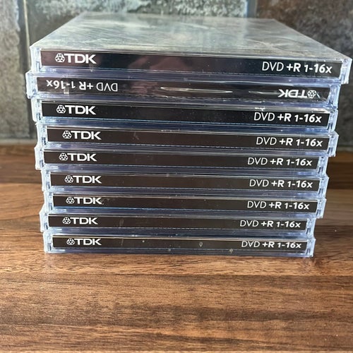 TDK DVD+R 1-16x, 9 stycken