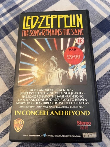 Led Zeppelin - The Song Remains The Same (VHS)
