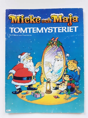 Micke och Maja Tomtemysteriet 1985 Seriealbum