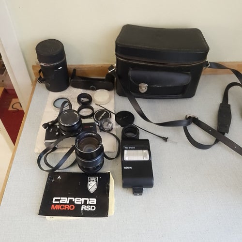 Carena Micro RSD kamera med tillbehör