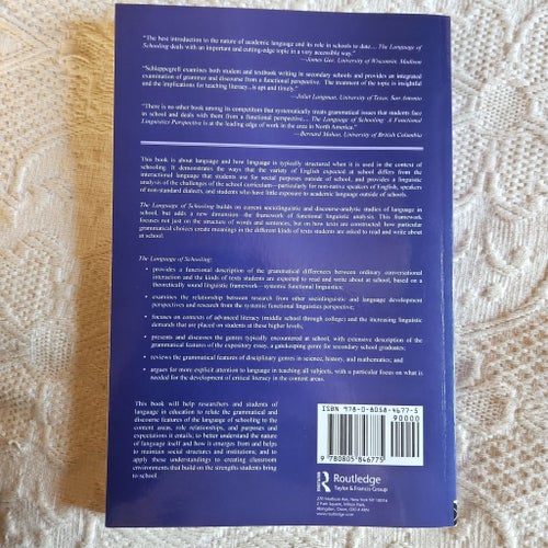 The Language of Schooling av Mary J. Schleppegrell