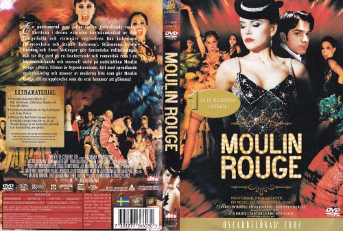 DVD - MOULING ROUGE - SÖNDAGSFILMEN