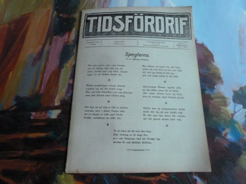 TIDSFÖRDRIF, 1914, SPEGLARNA, TIDNING