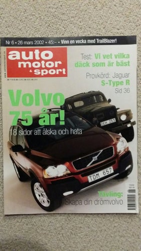 Auto motor & sport nr 6 2002: Porsche Boxster S, Jaguar S-Type R, M-B E 200 T