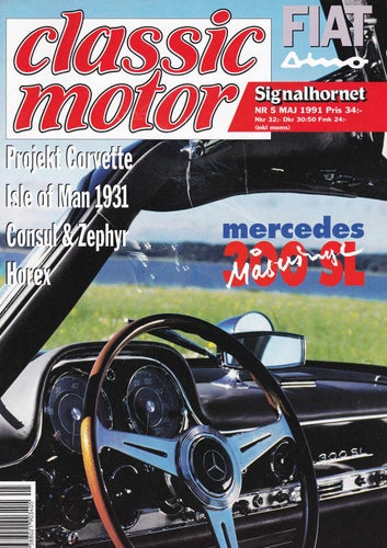 Classic 1991-5 MB 300 SL Måsvinge.Ford Consul Zephyr.Dino