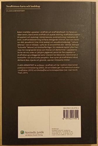 Straffrättens karta och landskap: uppsatser i straffrätt och straffrättsfilo...