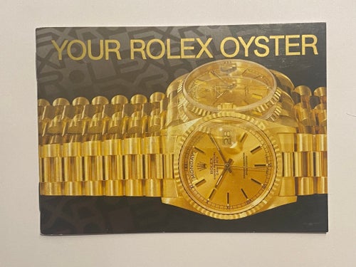 Rolex Your Oyster Perpetual 6/1990