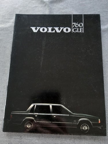 Volvo 760 GLE 1982 - försäljningsbroschyr på nederländska (B 28 E + TD 24)