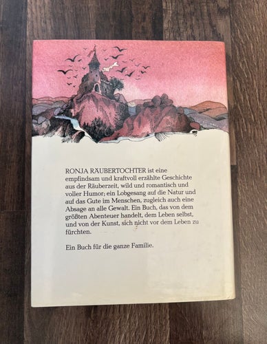 Ronja Röubertochter – Astrid Lindgren (1985, tysk utgåva med originalillustratio