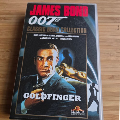 James Bond: Goldfinger - VHS (Svensk text) - Classic Bond Collection