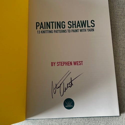 Painting Shawls av Stephen West bok med 13 mönster