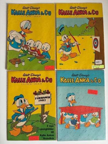 1963 - Kalle Anka & C:o (4 st)