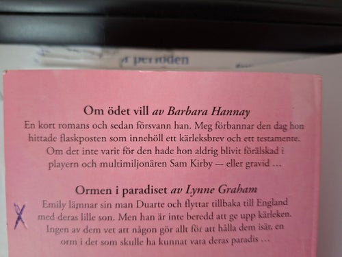 5 st Romantik Fånga mitt hjärta I minnets vrår Eldig December mfl