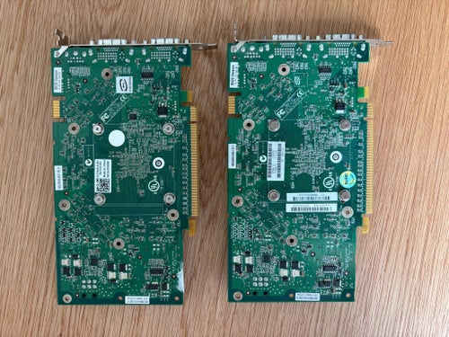 2x NVIDIA Quadro FX 3500 256MB SLI-kit – G71 / GeForce 7900 GS-era