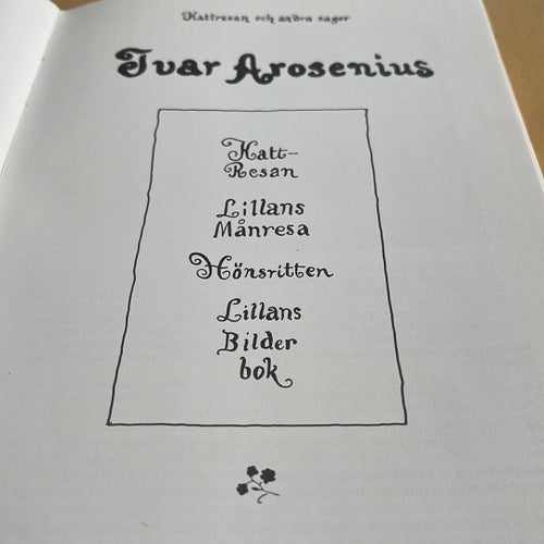 Kattresan och andra sagor - Ivar Arosenius - 1978