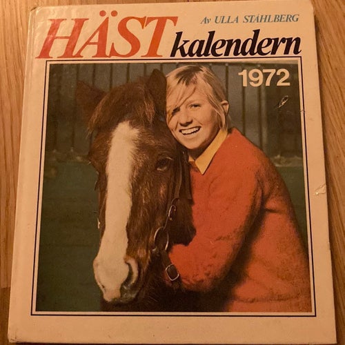 Hästkalendern 1972 av Ulla Ståhlberg