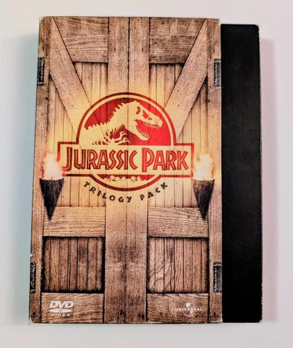 JURASSIC PARK - 3-DVD Trilogy Pack - billig frakt !!!