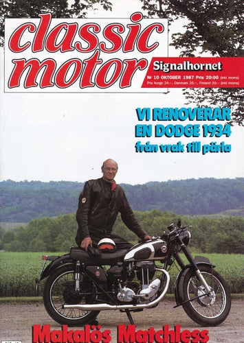Classic 1987-10 Volvo P1900.Matchless.Dodge 1934.Scania-vabis