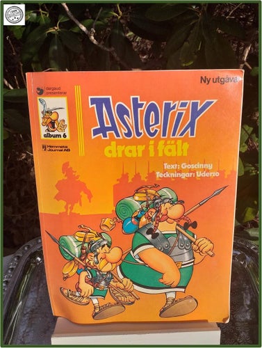 Asterix drar i fält Album nr 6 Goscinny Uderzo Fint skick