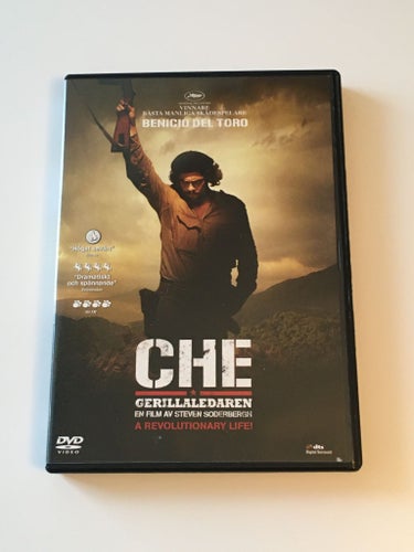 Che - Gerillaledaren (2009 av Steven Soderbergh med Benicio Del Toro). Beg. DVD