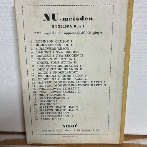 Skogslöparen NU-metoden 1955