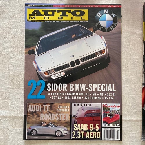 Tidningen Automobil, Nr 9 September 1999