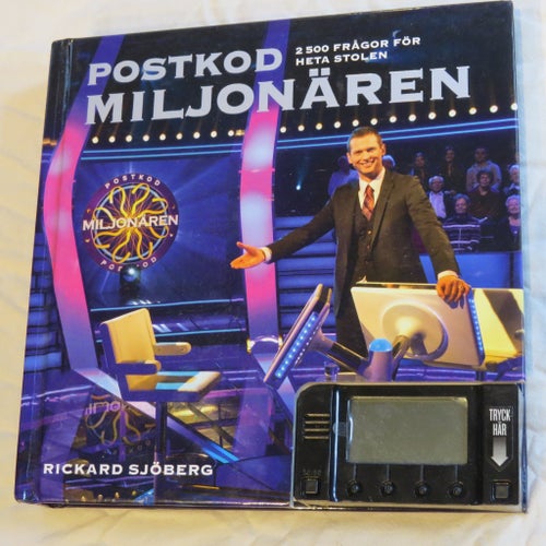 Postkodmiljonären bok med spelmodul