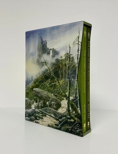 SIGNED Deluxe set of The Hobbit & The Lord of the Rings Sketchbooks - Alan Lee
