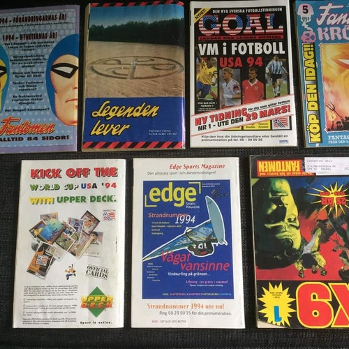 AGENT X9 / 1994 / 7st / # 1, 3-6, 8 & 10