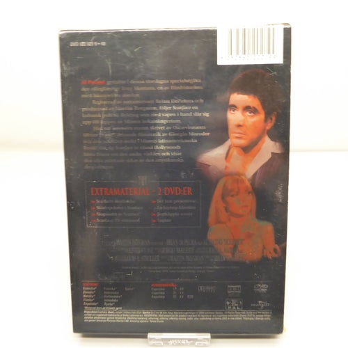 Scarface - Al Papacino - Region 2, DVD-film, Svensk text, Fint skick