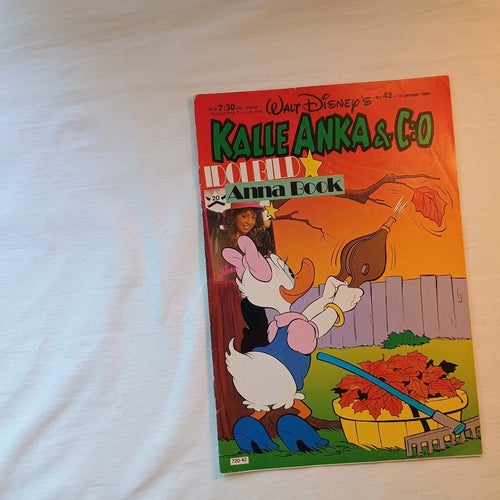 Kalle Anka & co - 1986 nr 42 - Bilaga: Anna Book Idolbild
