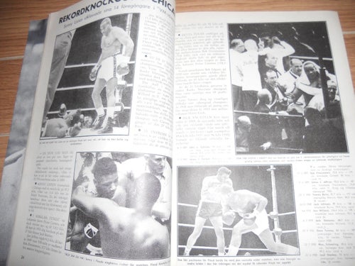 All Sport nr 10 1962, Boxning VM Sonny Liston, Floyd Patterson, EM i Friidrott