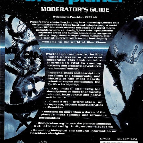 Blue planet Moderator`s guide Science fiction rolleplaying on the new frontier