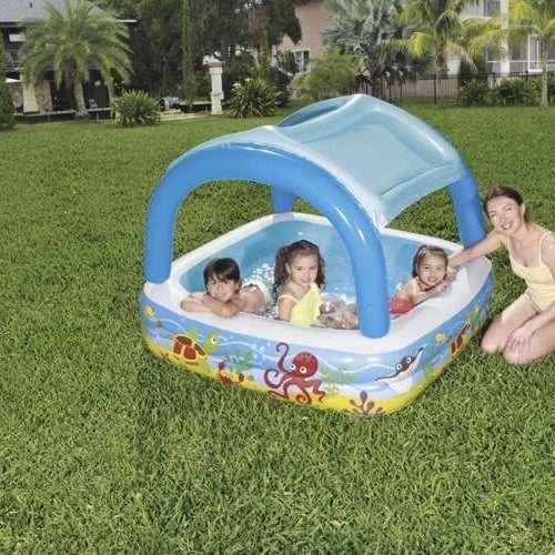 Uppblåsbar Pool med tak - 265L - Bestway - 140cm/140cm/114cm